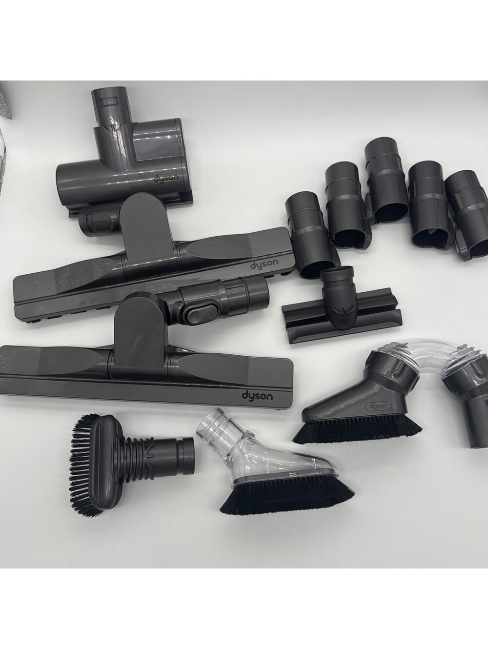 Lot of 12 Genuine Dyson Vacuum Attachments - MultiTool Set Floor Brush Motorized